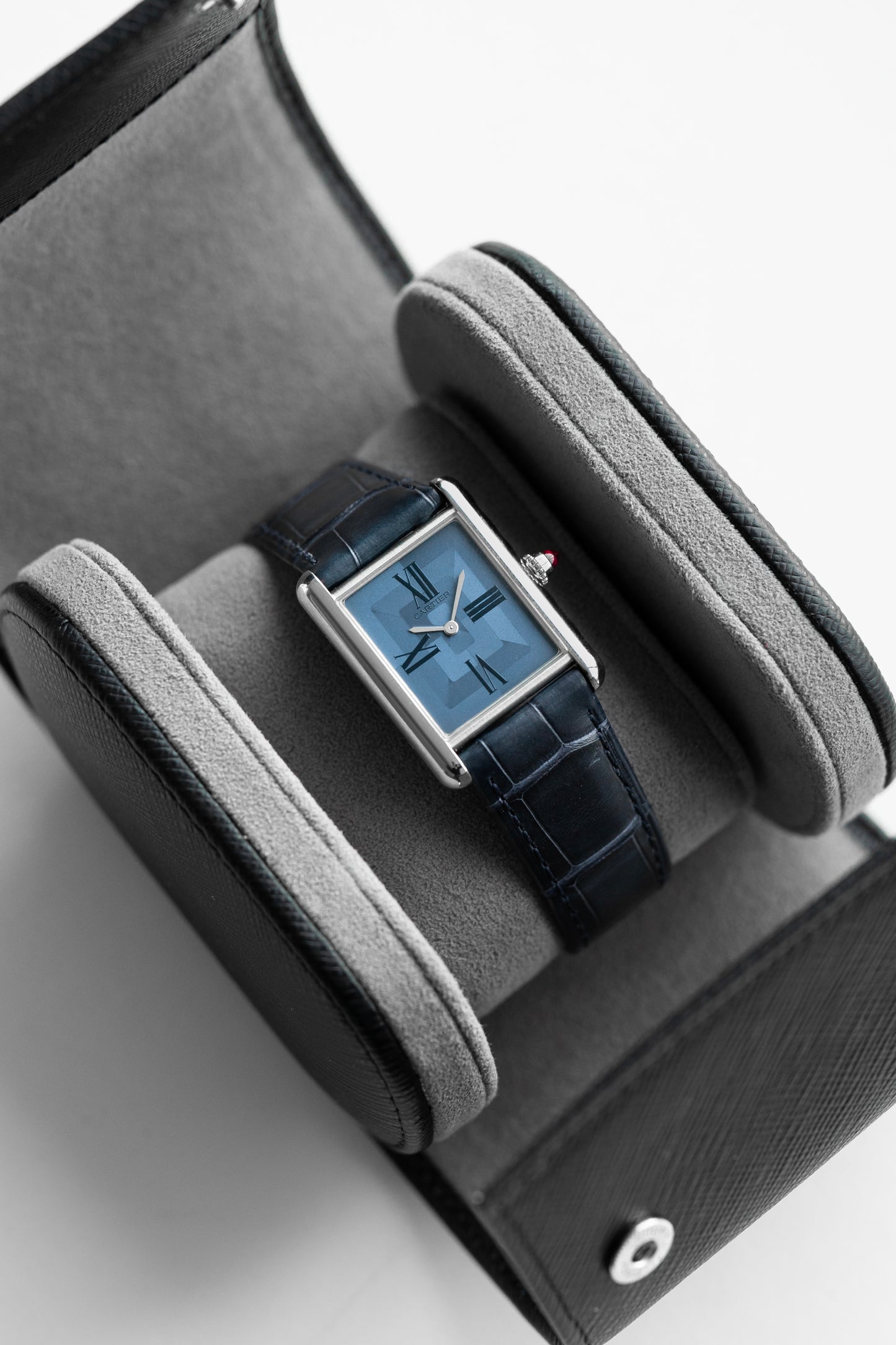 Cartier Tank platinum "Europe édition Limitée 170 pieces" ref.WGTA0121