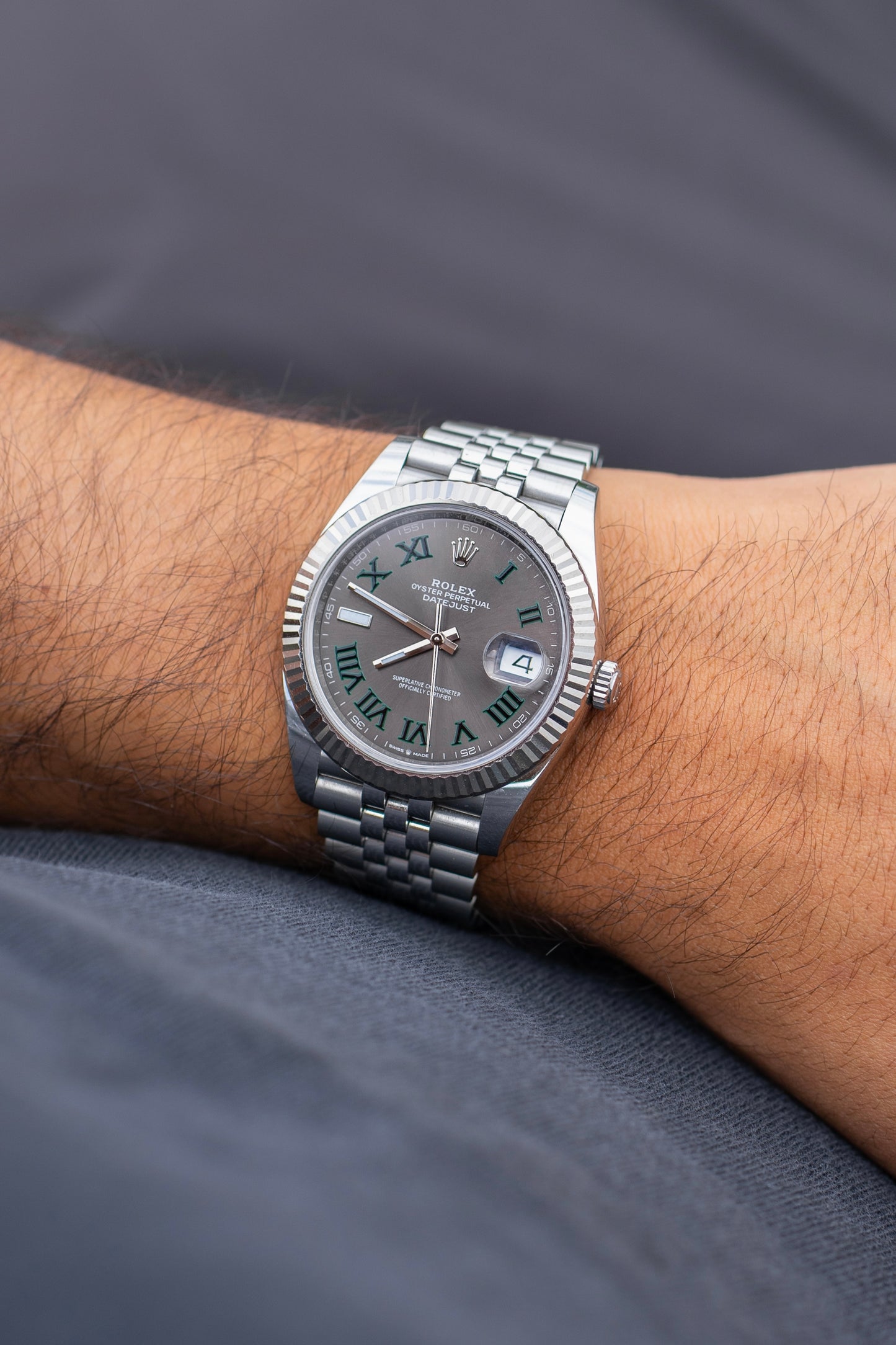 Rolex Datejust "Cadran Wimbledon" ref.126334