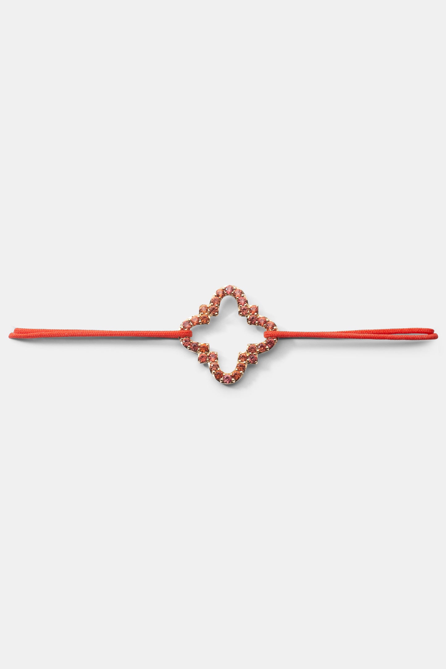 Bracelet Emblématique "Saphirs orange"